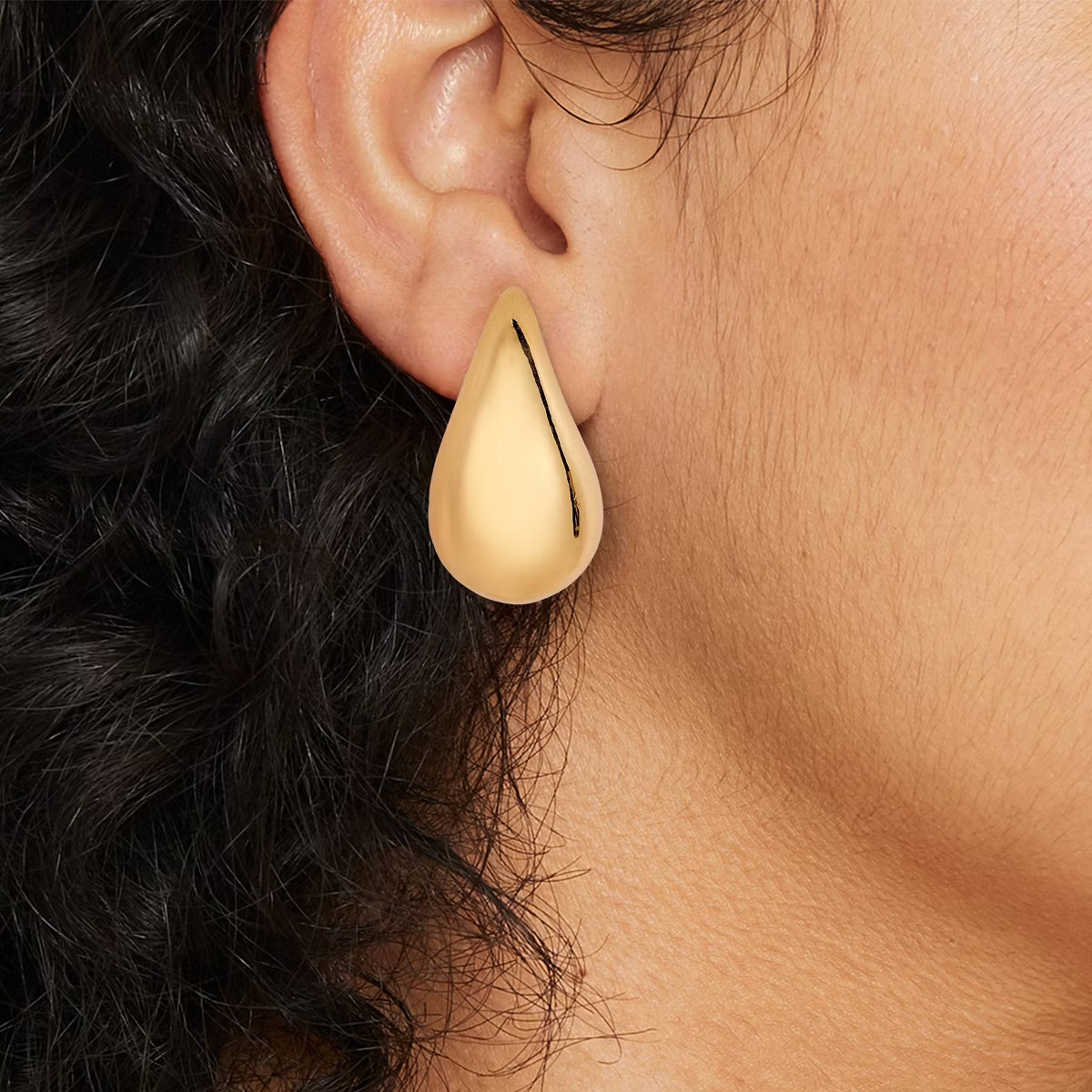 Thick Teardrop Earrings - A New Day™ Gold | Target