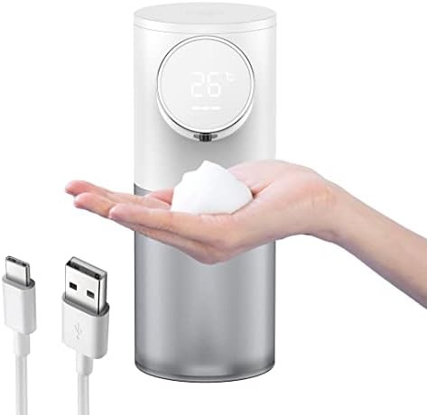 BEYOND CREATION Rechargeable Automatic Foaming Soap Dispenser, Touchless Foam Soap Dispenser with LE | Amazon (US)