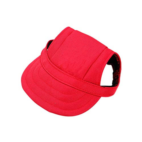 Ipetboom XL Dog Baseball Cap Adjustable Peaked Hat for Dogs Comfortable Canvas Pet Hat with Ear Holes for Outdoor Activities Everyday Wear | Amazon (US)