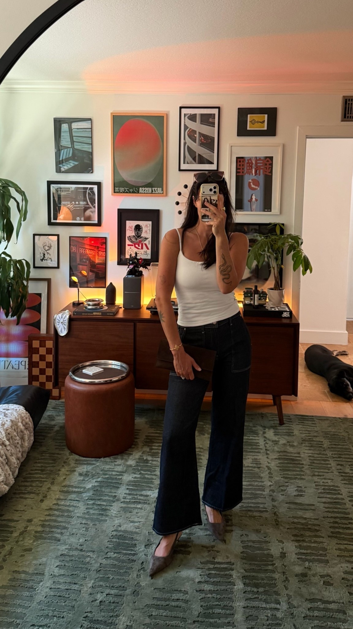 Jeans are hand me downs from my momma but they’re from J Crew