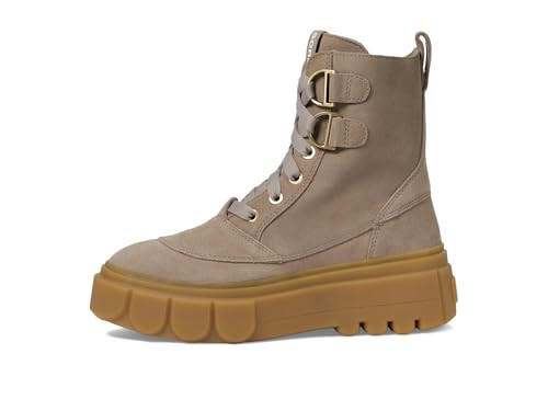 SOREL Women's Caribou X Lace Waterproof Boot - Omega Taupe, Sea Salt - 8 | Amazon (US)