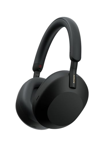 Sony WH-1000XM5 Premium Noise Canceling Headphones, Auto NC Optimizer, 30-Hour Battery, Alexa Voice Control, Black | Amazon (US)