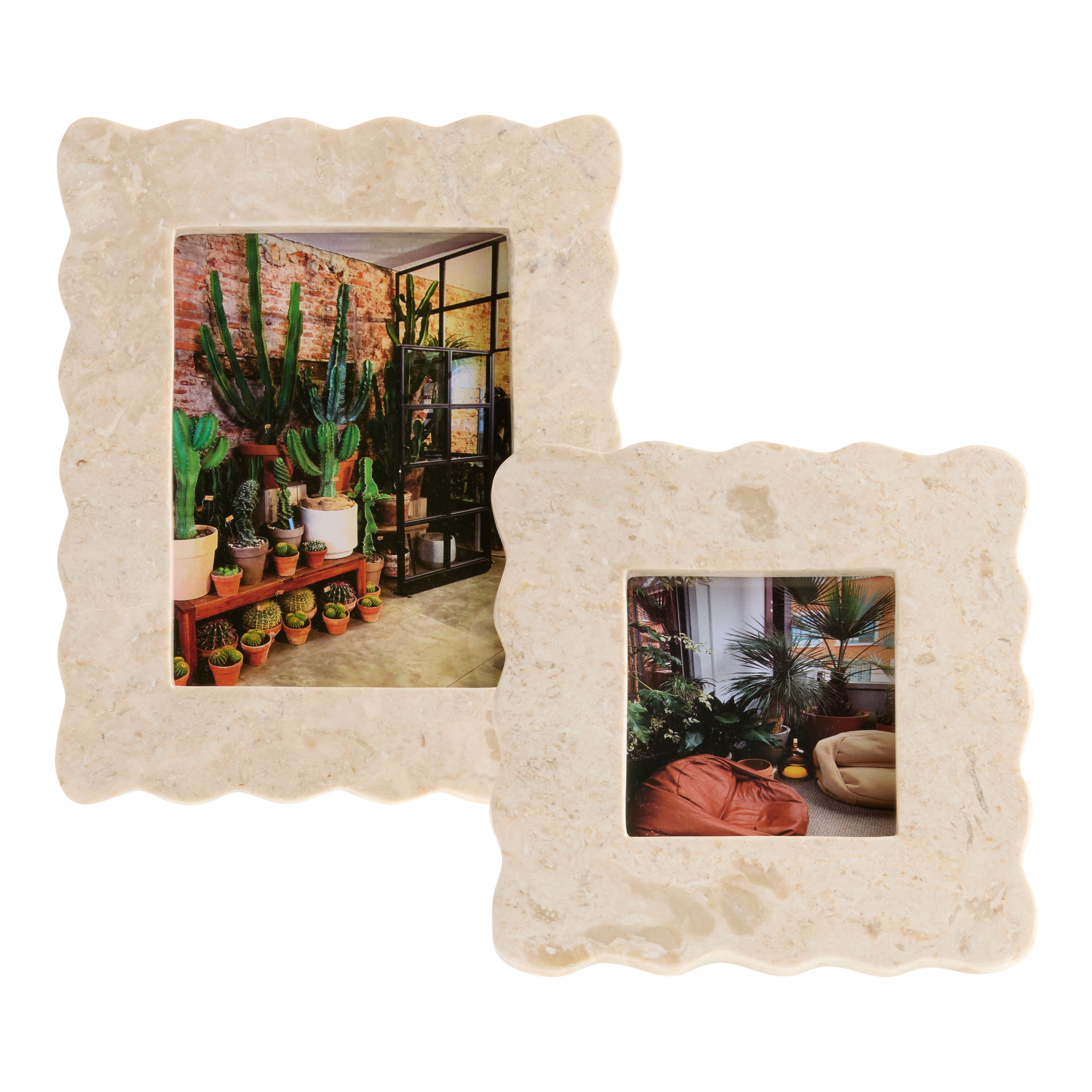 Sand Marble Wavy Frame | World Market