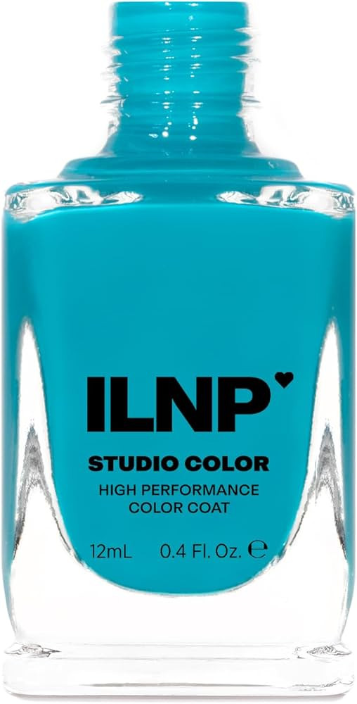 ILNP Turquoise Water - Turquoise Blue Jelly Studio Color Nail Polish | Amazon (US)