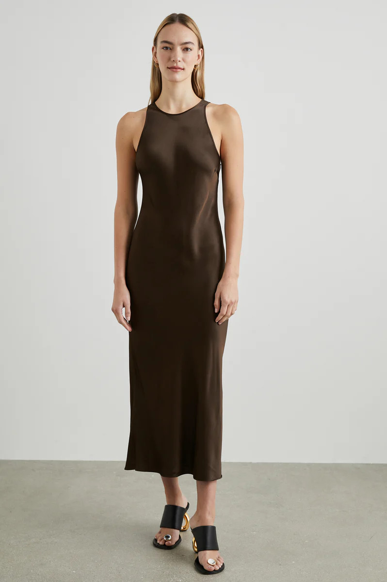 SOLENE DRESS - DARK MOSS | Rails