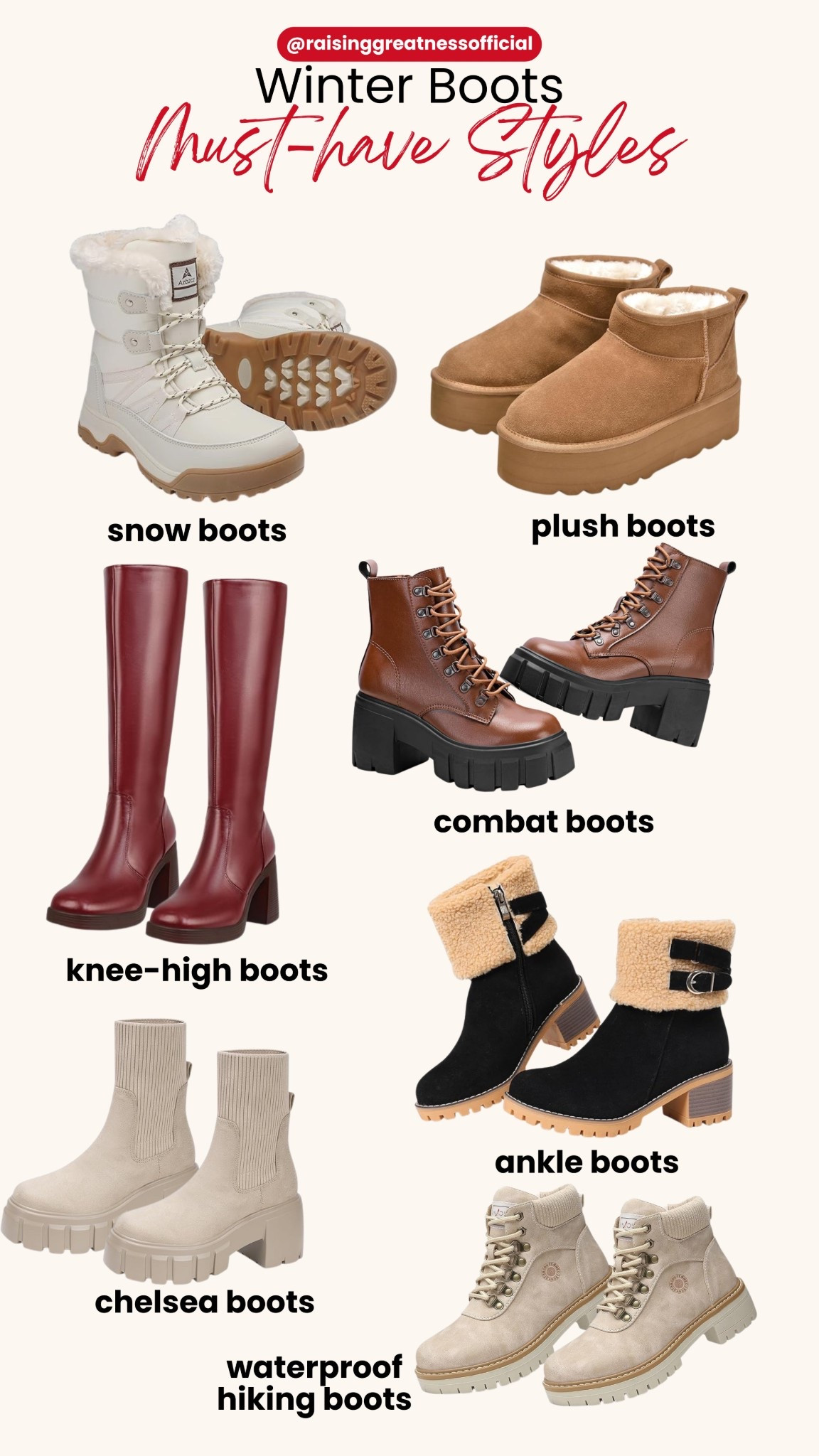 Winter Boots Must Have Styles ❄️👢

Step into winter in style with these must have winter boots 👢❄️ From chic knee highs to cozy fur lined boots and everyday classics, these styles keep you warm while looking effortlessly fashionable all season long. Perfect for winter outfits, cold weather styling, and holiday looks 🤎✨

#WinterBoots #WinterFashion #ColdWeatherStyle #BootSeason #WinterOutfits #FashionInspo #CozyStyle #BootLovers #WinterWardrobe #SeasonalStyle

#LTKGiftGuide #LTKSaleAlert #LTKSeasonal