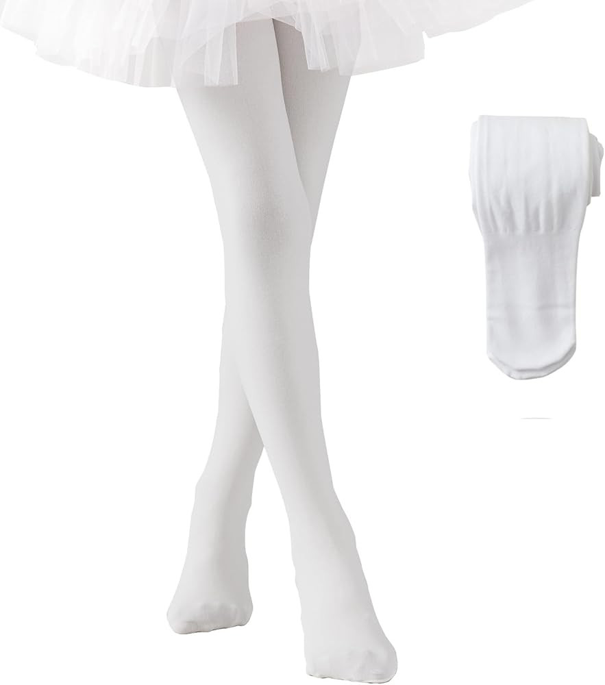 EPEIUS Fleece Lined Tights for Girls,Winter Warm Leggings Toddler Thick Thermal Dance Tights 900D... | Amazon (US)
