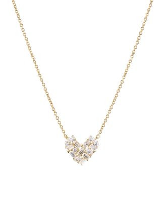 Valentine's Day Cluster Heart Necklace, 16" | Bloomingdale's (US)