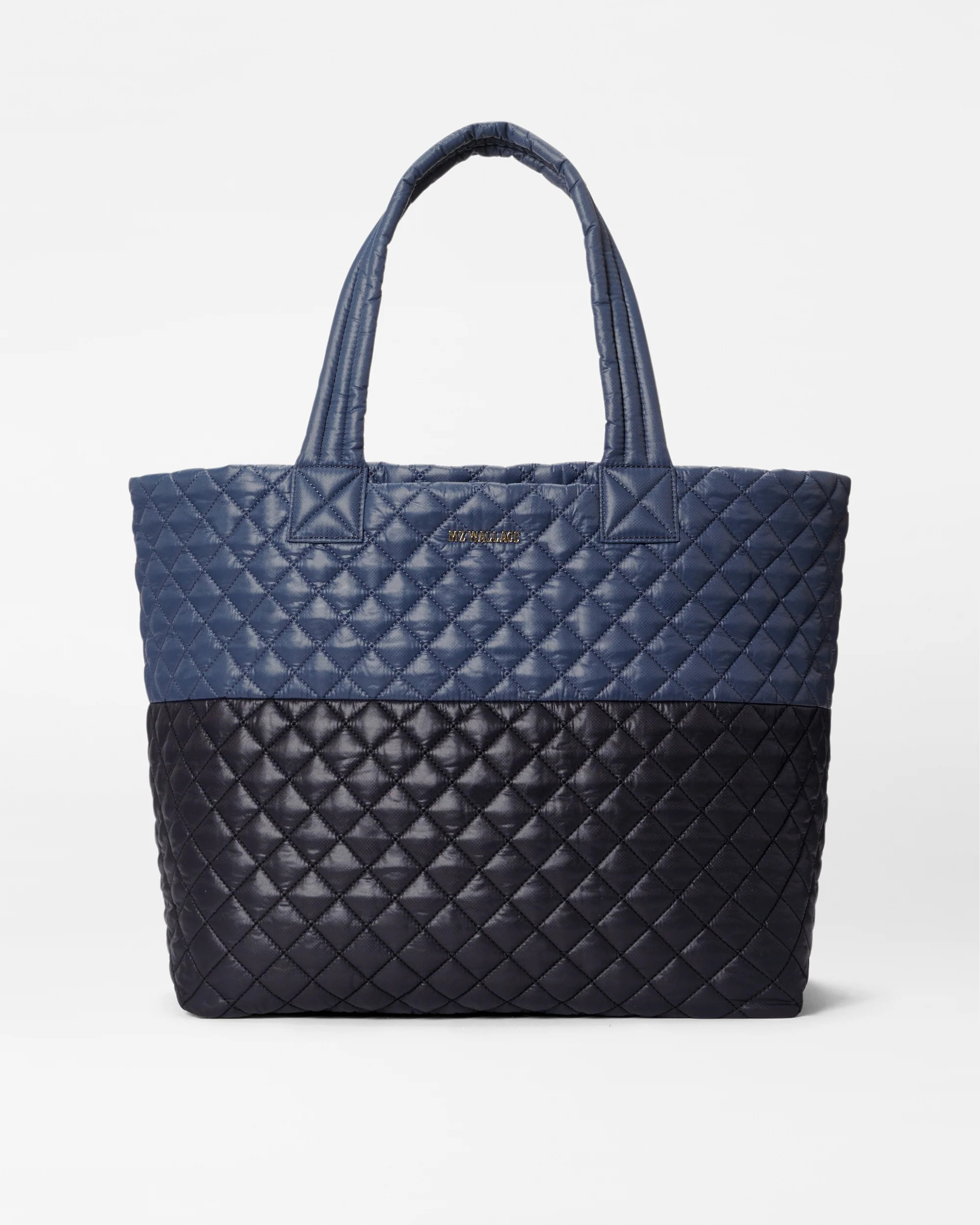 Black/Navy Large Metro Tote Deluxe | MZ Wallace