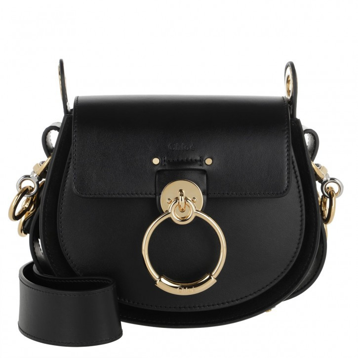 Chloé Tess Shoulder Bag Leather Black in schwarz | fashionette | Fashionette (DE)