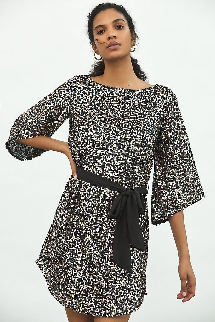 Starling Sequined Tunic Dress | Anthropologie (US)