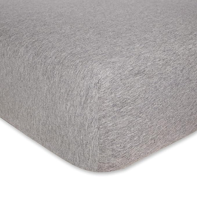 Burt's Bees Baby - Fitted Crib Sheet, Solid Color, 100% Organic Cotton Crib Sheet for Standard Cr... | Amazon (US)