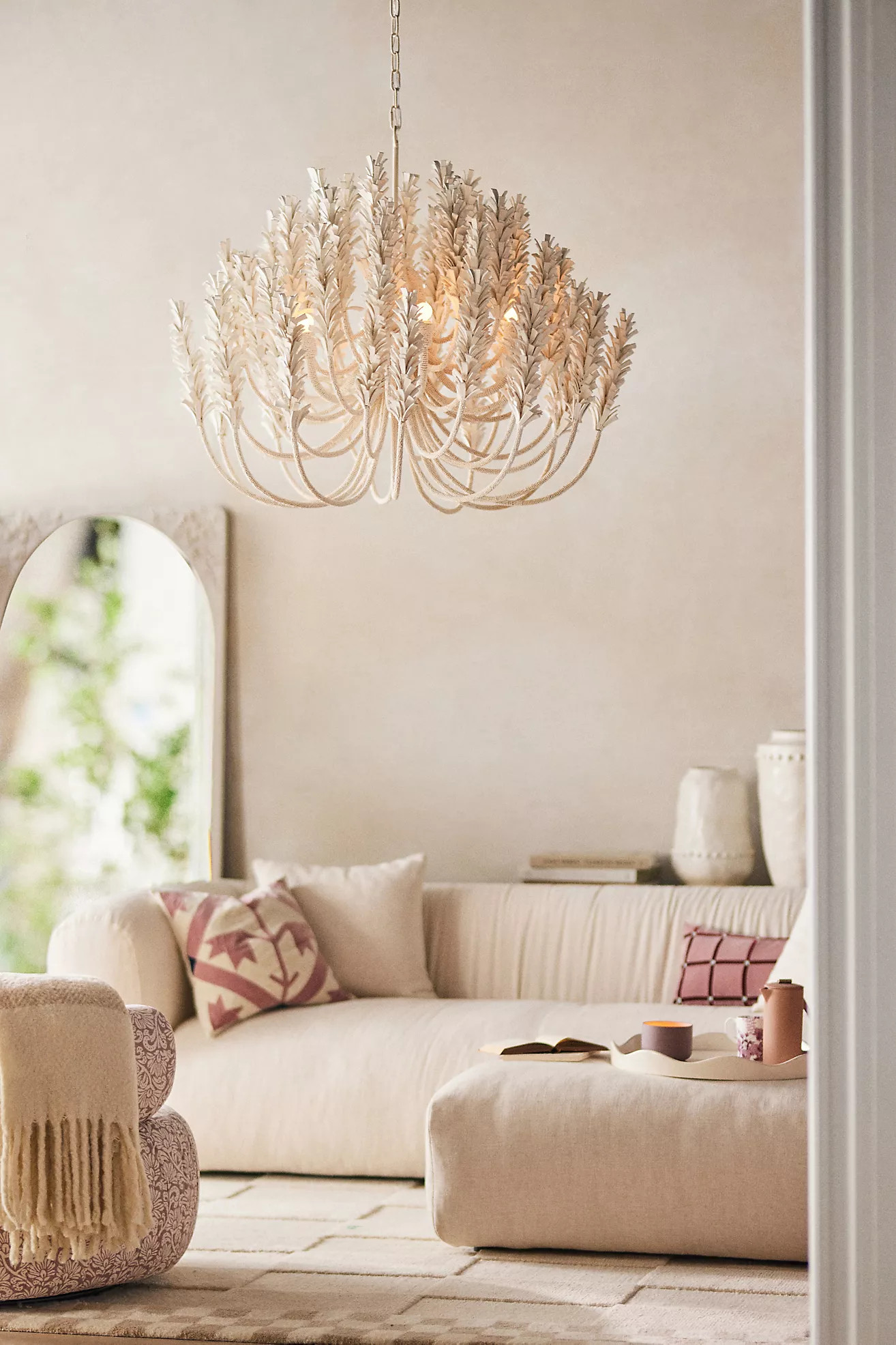 Kaia Coconut Chandelier | Anthropologie (US)