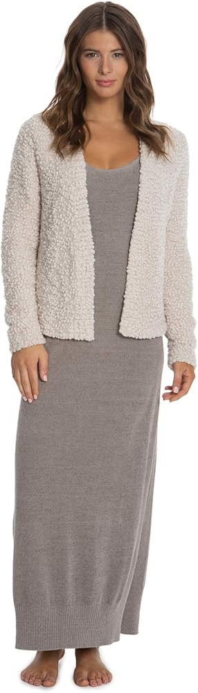 Barefoot Dreams Boucle Cardi, Women Long Sleeve Cardi, Open Front Oversized Sweaters | Amazon (US)