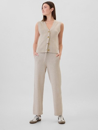 CashSoft Ribbed Sweater Vest | Gap Factory