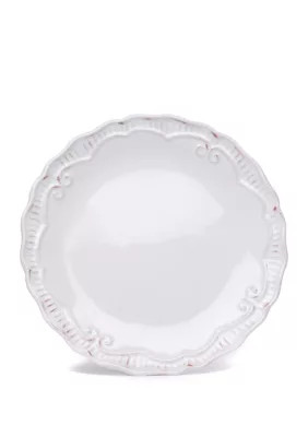 Capri White Dinner Plate | Belk