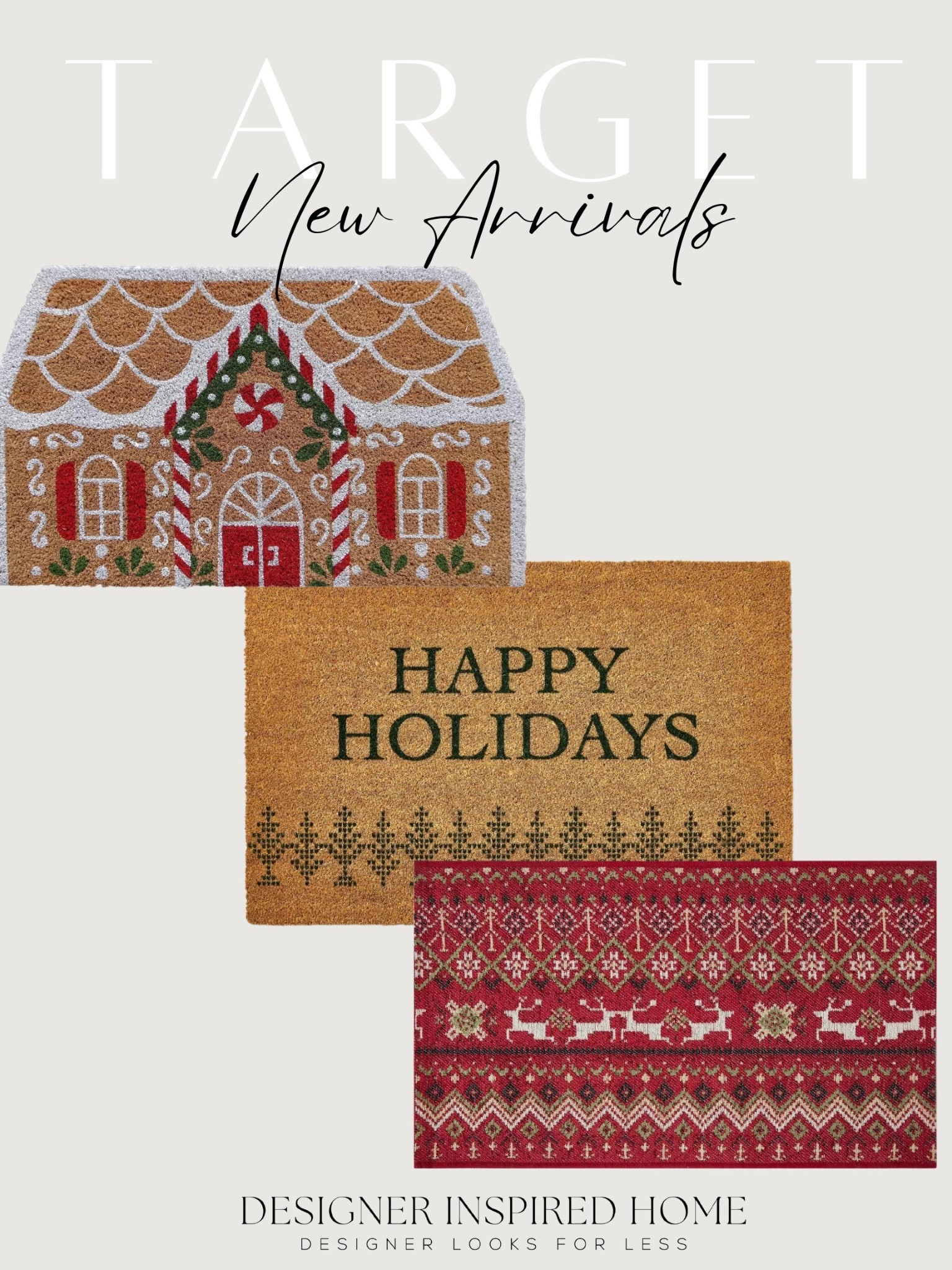 New arrival holiday Christmas doormats! 

#LTKHoliday #LTKFindsUnder50 #LTKHome