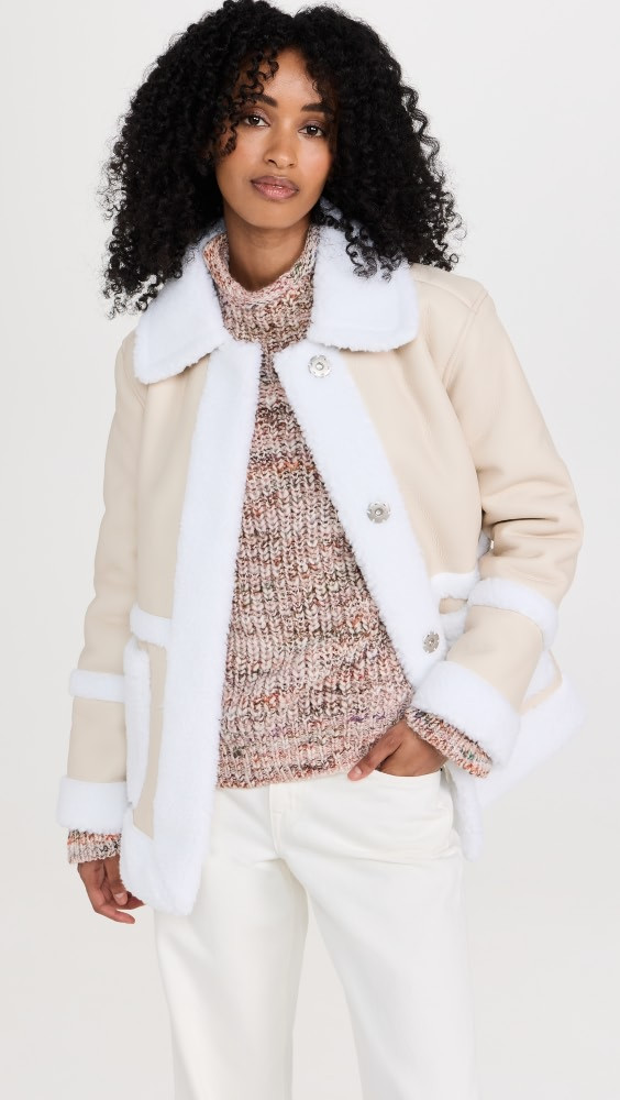 Avec Les Filles Snap Front Coat | Shopbop | Shopbop