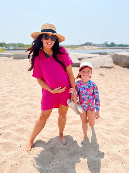 One of my favorite beach/pool coverups! Wearing a small - oversized fit 

Maternity style
Pregnancy style 

#LTKfamily #LTKbump #LTKunder50