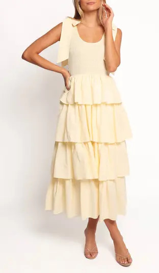 Raphael Tiered Cotton Maxi Sundress | Nordstrom