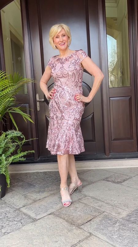 Summer is the season of love and weddings and if you are heading to a special celebration this season then here is a beautiful and elegant wedding guest look. 
This blossom pink dress from @alexevenings is an all time favorite. With its elegant embroidery and flirty hemline, it’s the perfect dress to celebrate in style!


#LTKover40 #LTKwedding #LTKstyletip