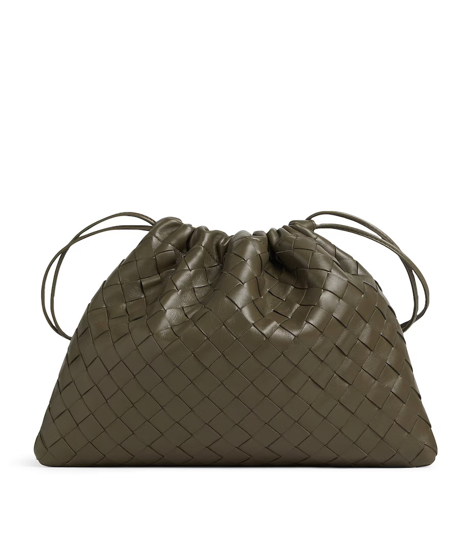 Medium Leather Dustbag Clutch Bag | Harrods