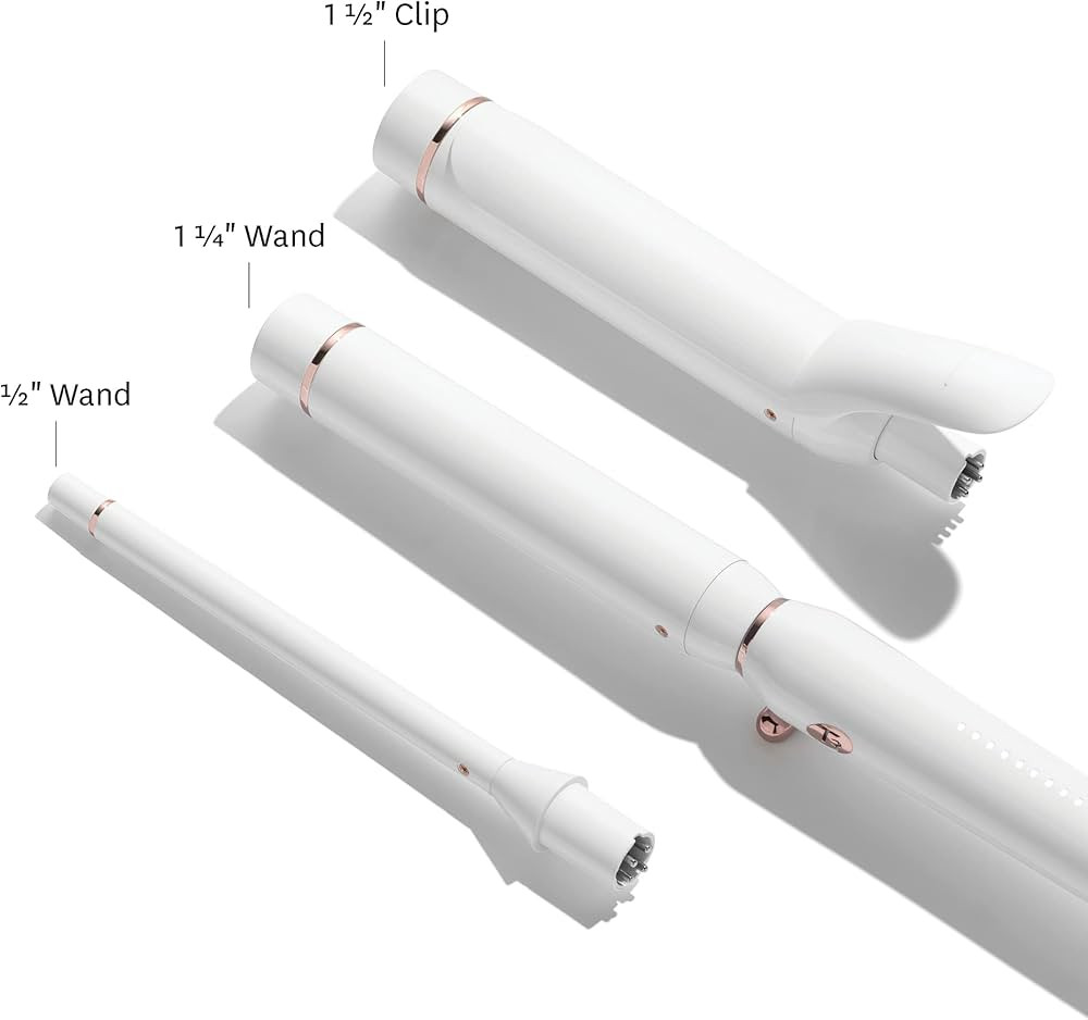 T3 Switch Kit Professional Ionic Interchangeable Curling Iron with 3 Ceramic Clip & Wand Long Barrel | Amazon (US)
