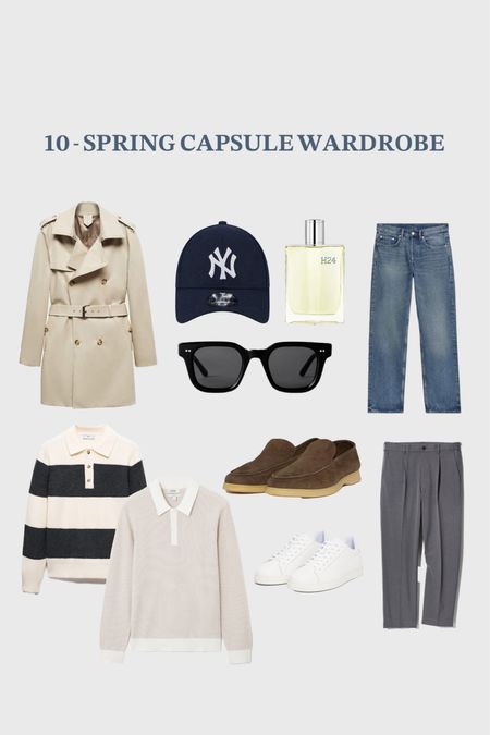 A 10 piece capsule wardrobe as a start to spring season 

#LTKmens #LTKSeasonal #LTKstyletip
