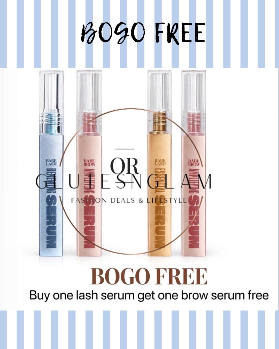 Flash sale on Babe original Buy a lash serum and get a brow serum FREE!!

#LTKSaleAlert #LTKSeasonal #LTKBeauty