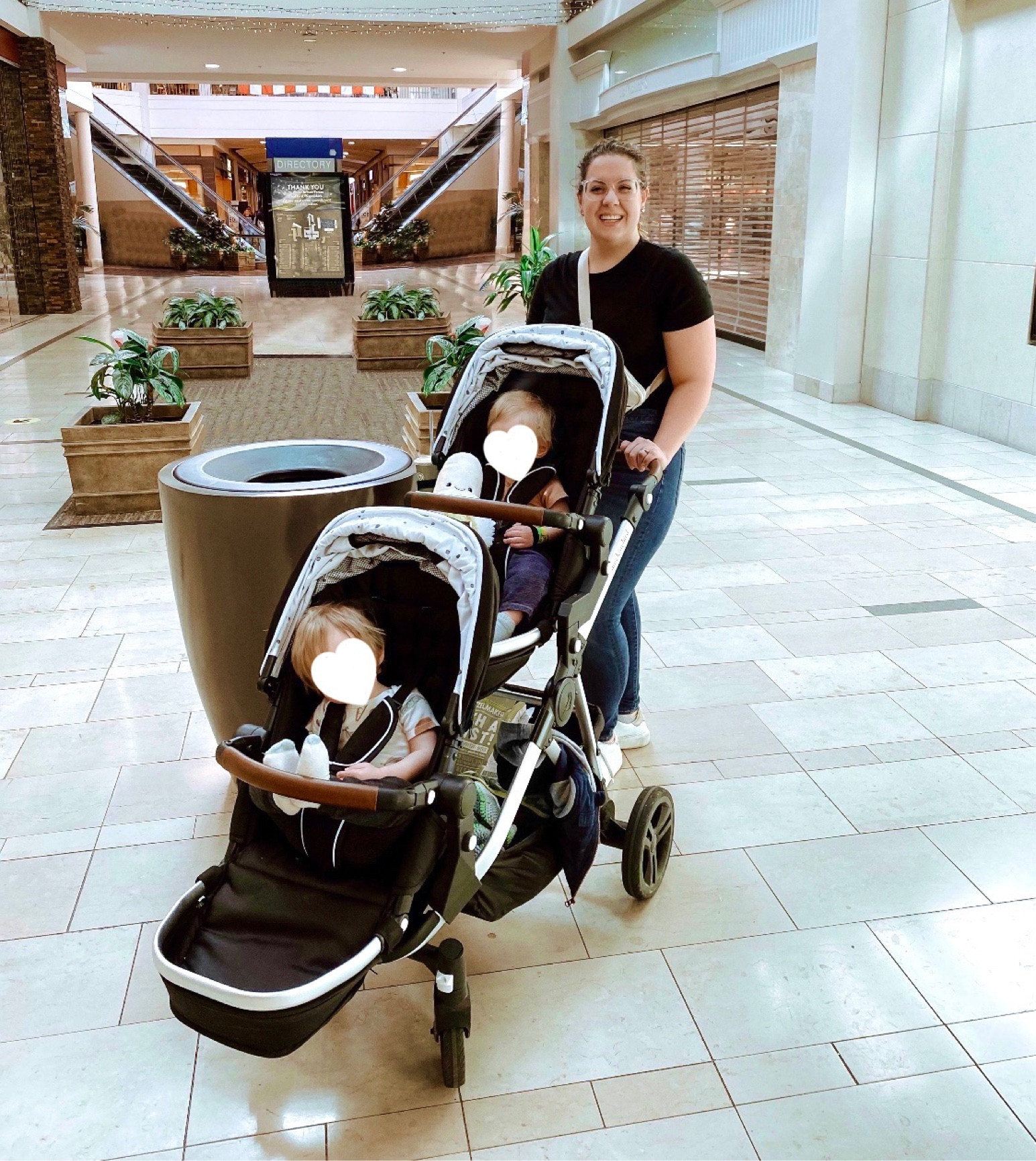 Indoor playground trip to the mall with twin toddlers! 