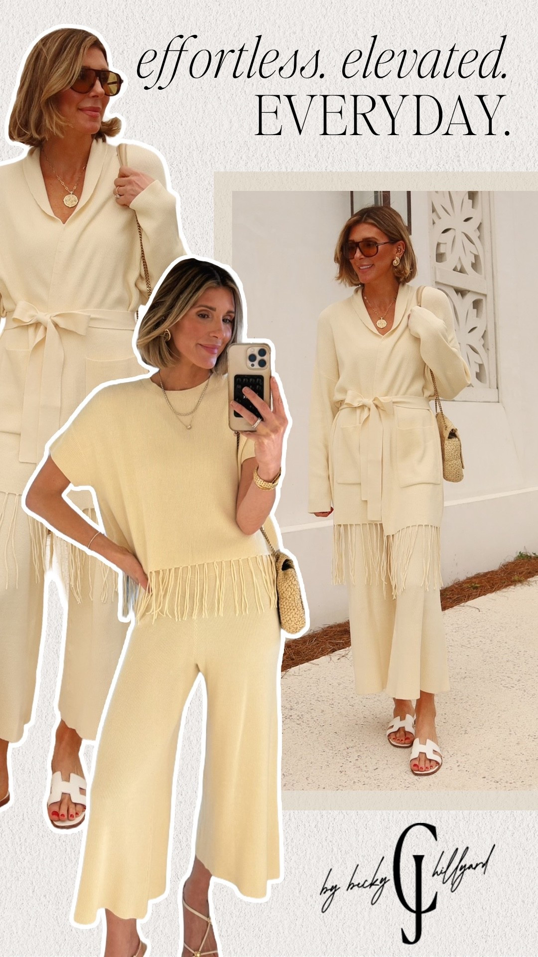 Spring layers, but make them refined 🌿 This knit features a clean silhouette with soft fringe detailing at the hem — adding movement without overpowering the look.

#LTKootd #LTKSeasonal