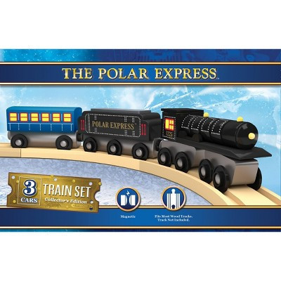 MasterPieces The Polar Express 3 Piece Wooden Train Set - Toy Train Sets for Boys Ages 3+ | Target