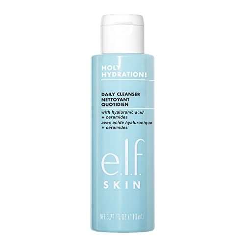 e.l.f., Holy Hydration! Daily Cleanser, Wash away Excess Oil, Impurities, and Makeup… | Amazon (US)