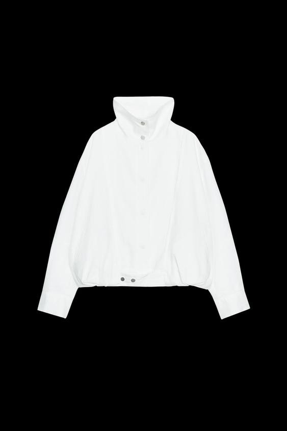 100% LINEN BOMBER JACKET ZW COLLECTION | Zara UK
