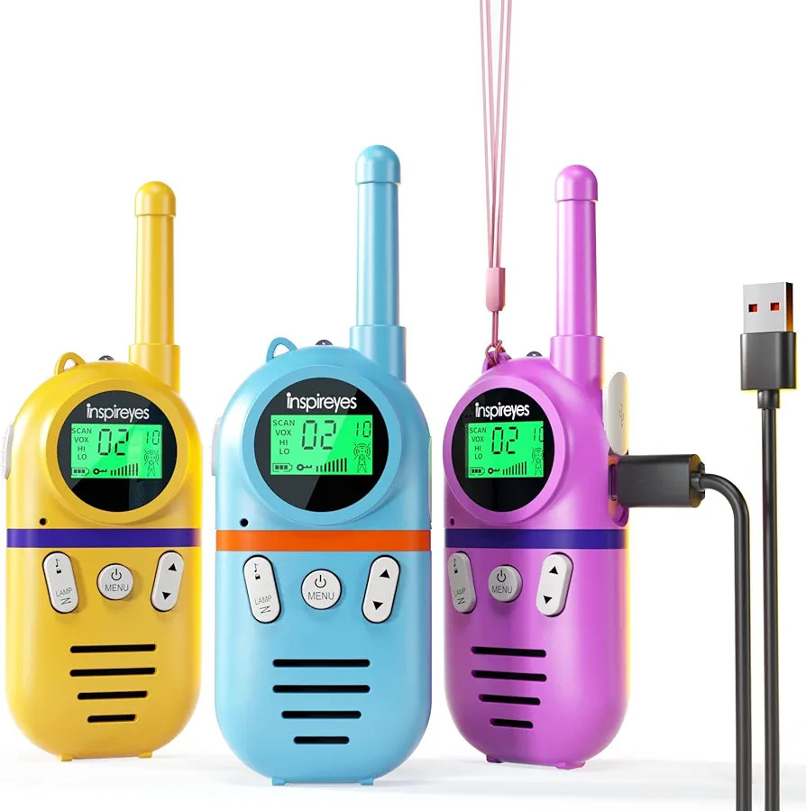 Walkie Talkies for Kids Rechargeable, 48 Hrs Working Time 3 Miles Range 22 Channels 2 Way Radio, ... | Amazon (US)