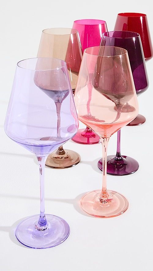 Estelle Colored Glass Stemware Set of 6 | SHOPBOP | Shopbop