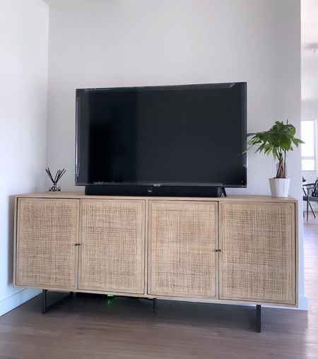 Our TV stand! Currently on sale - looks high end in person and I love how much space is inside! 

#LTKsalealert #LTKhome