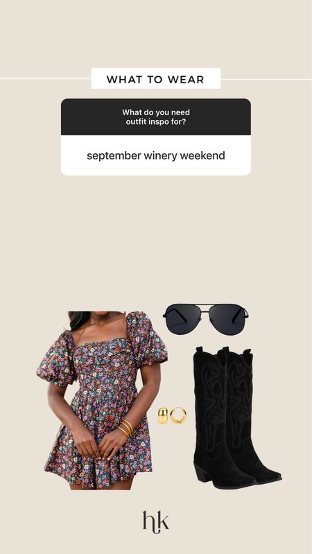 Winery weekend outfit 