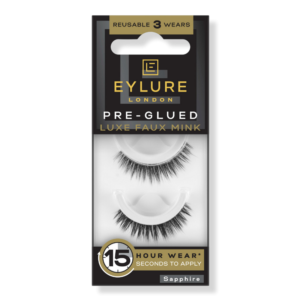 Eylure Pre-Glued Luxe Faux Mink Eyelashes, Sapphire | Ulta