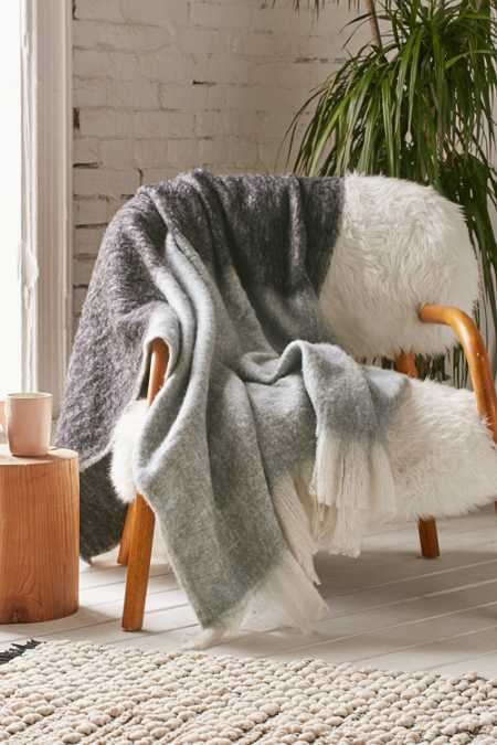 Wooly Fringe Throw Blanket | Urban Outfitters US