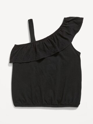 Ruffled Jersey-Knit One-Shoulder Top for Toddler Girls | Old Navy (US)