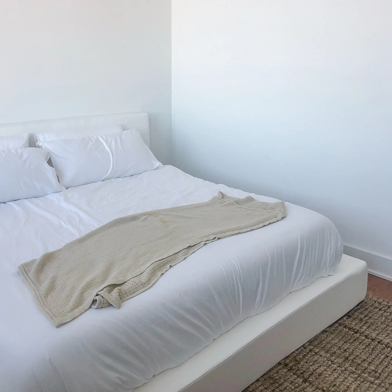 Ultra Set: Cushioned Upholstered Bed Frame and Headboard. | Etsy | Etsy (US)