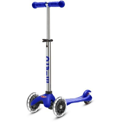 Micro Kickboard Mini Plus Kick Kids' Scooter with LED Lights - Blue | Target