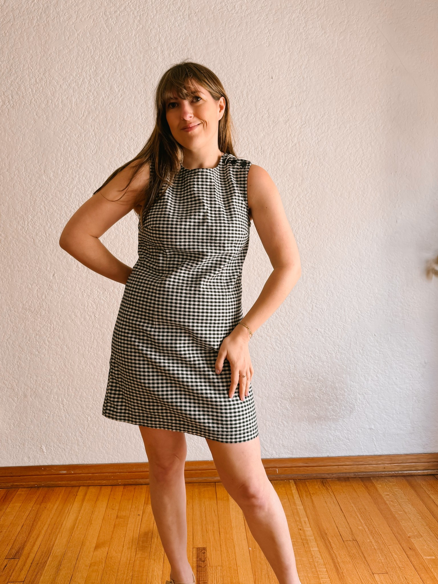 Gap x Doen Gingham Mini Dress - size 6