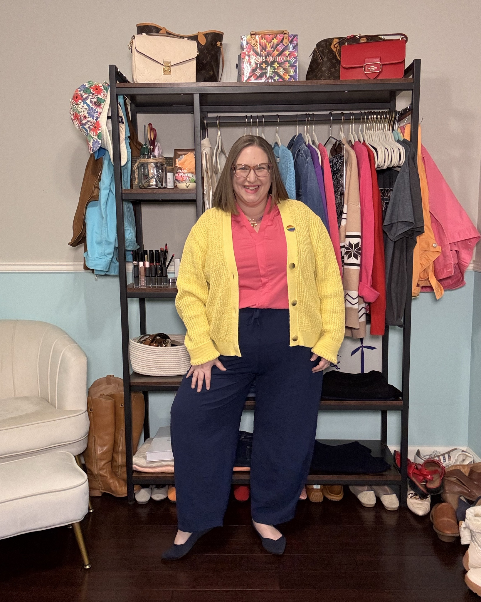 Wearing yellow for hopefulness. Wearing pink for gentle joy. Wearing navy for stability. Not sure if it helped, but it’s not hurting!

#teacheroutfit 



#LTKPlusSize #LTKWorkwear #LTKSeasonal