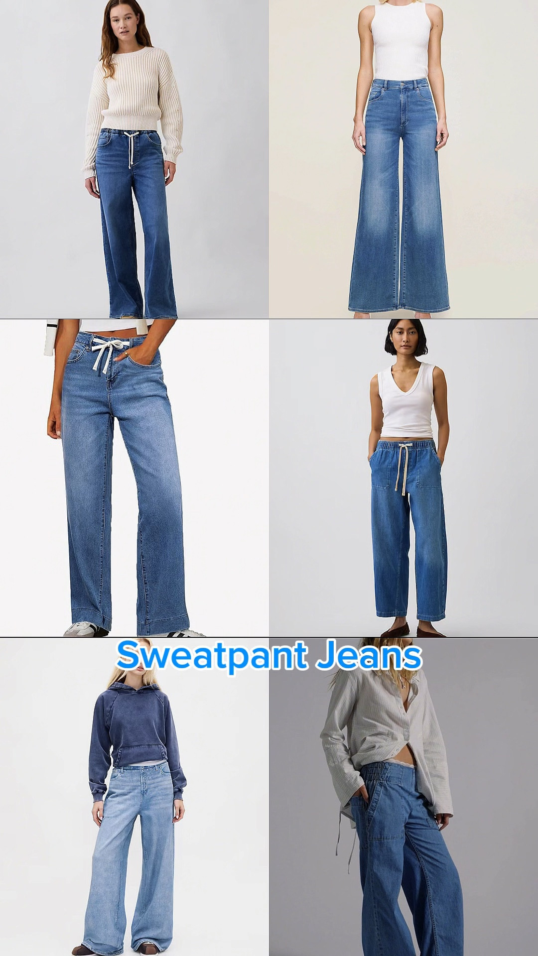 Have you heard of sweatpants jeans? They have the comfort of sweatpants and the relaxed polish of jeans. They make great travel pants.  

#LTKTravel #LTKOver40 #LTKootd