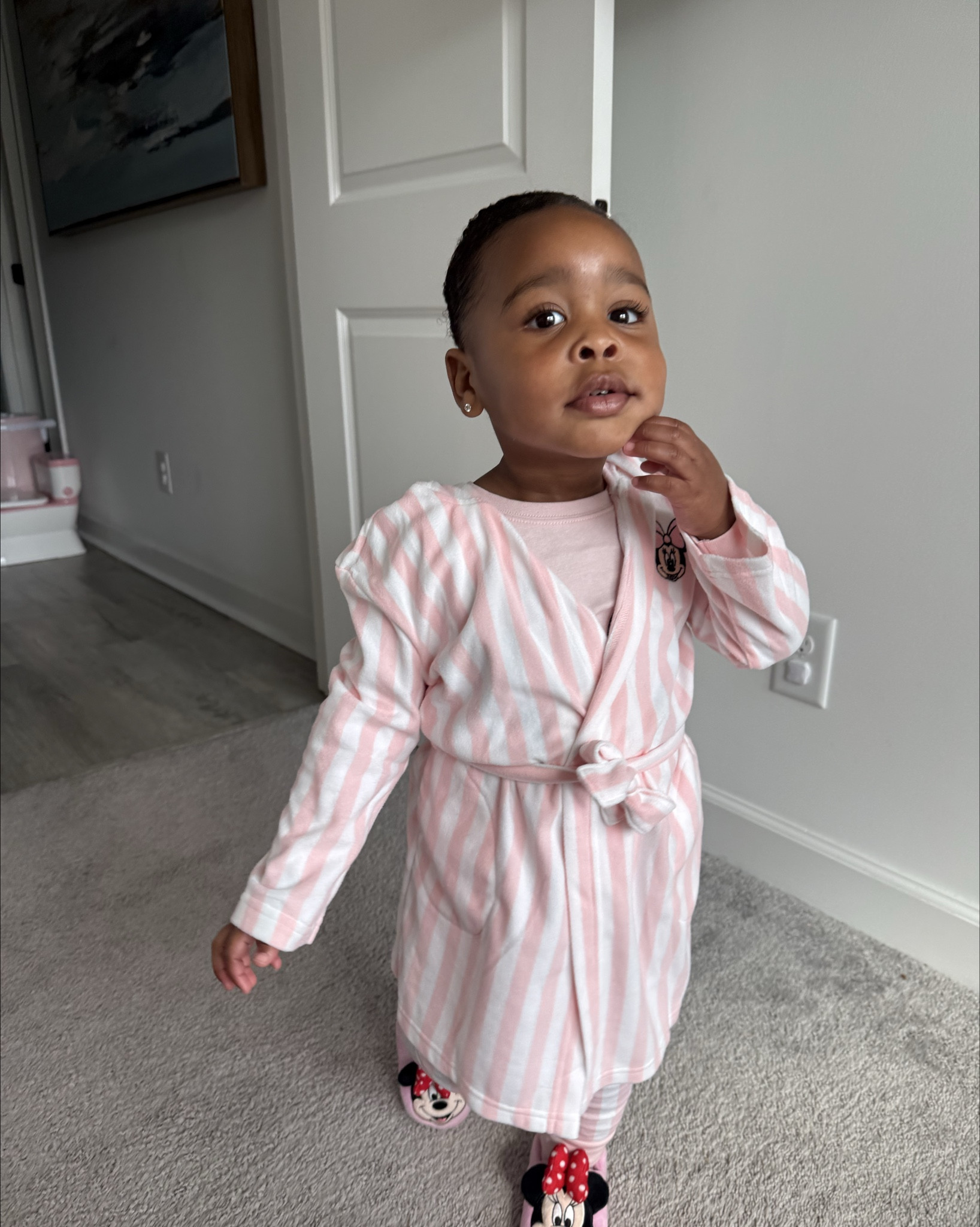 The cutest Minnie Mouse pjs and robe set from Old Navy! Currently on sale at Old Navy - babygirl is wearing a size 2T. 

#LTKKids #LTKootd #LTKBaby