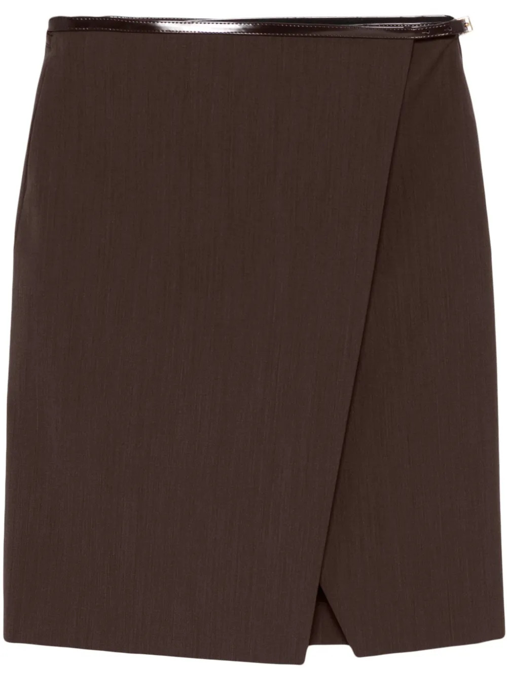 Philosophy Di Lorenzo Serafini Wrap Skirt | Brown | FARFETCH | Farfetch Global