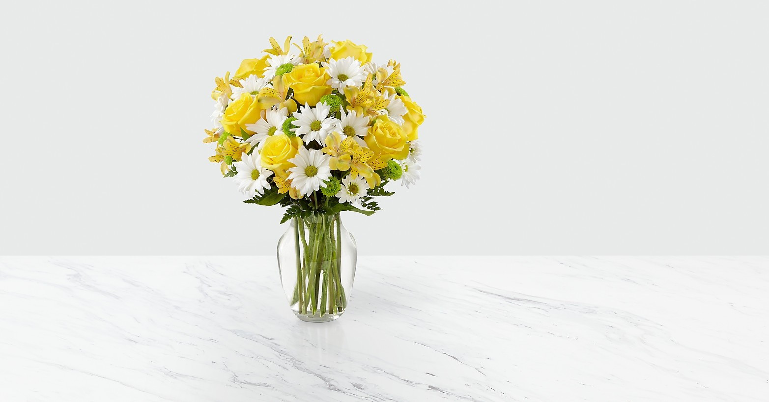 The Sunny Sentiments™ Bouquet - VASE INCLUDED | ProFlowers / ProPlants