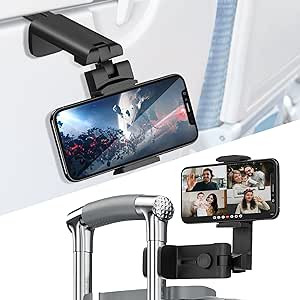 for Universal Airplane Travel Phone Holder: Travel Essentials Phone Mount for Desk with Multi-Dir... | Amazon (US)